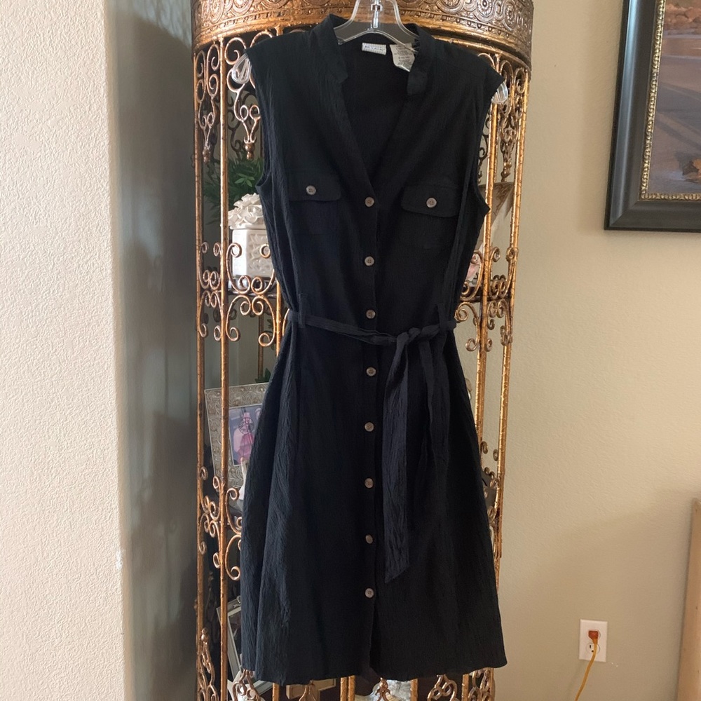 Summer/Beach Button Down Shirtdress Sleeveless